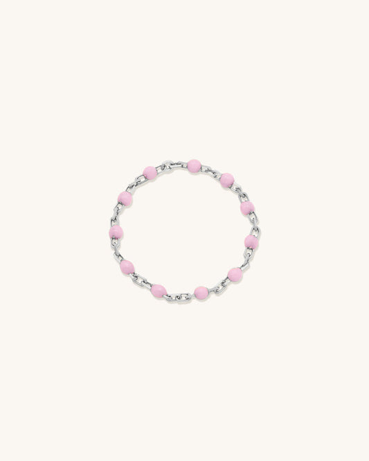 Lilac Candy Chain Ring