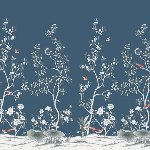 SQUARE FOOT / Navy Blossom