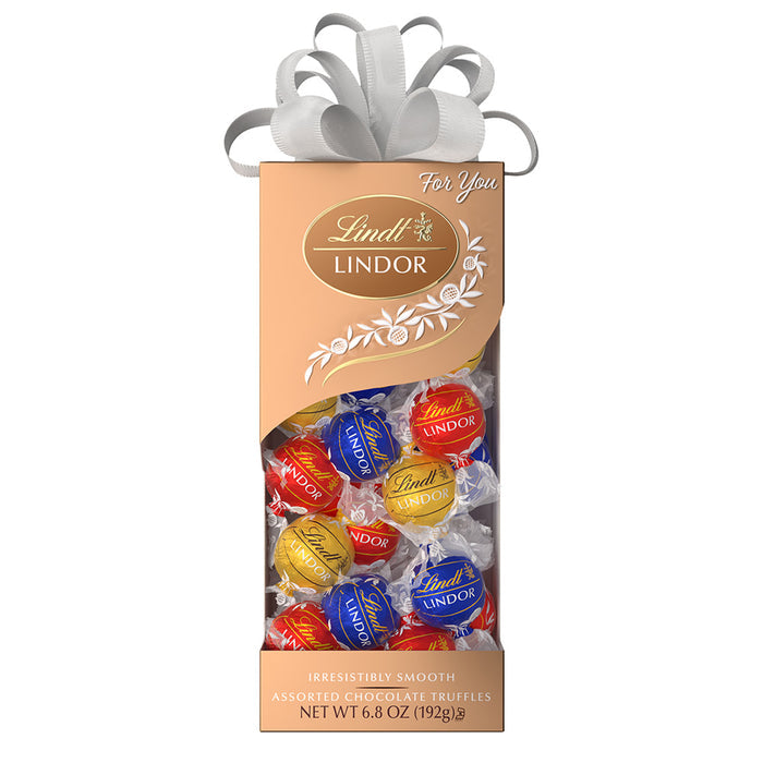 Lindt Lindor Assorted Chocolate Truffle Candy Traditions Box - 10 Count