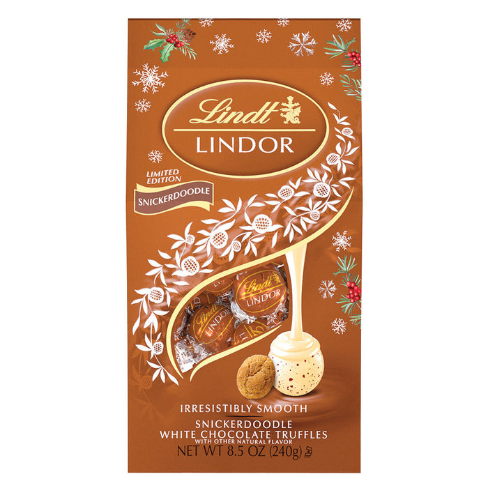 Lindt Lindor Snickerdoodle Chocolate Truffles Bag - 12 Count