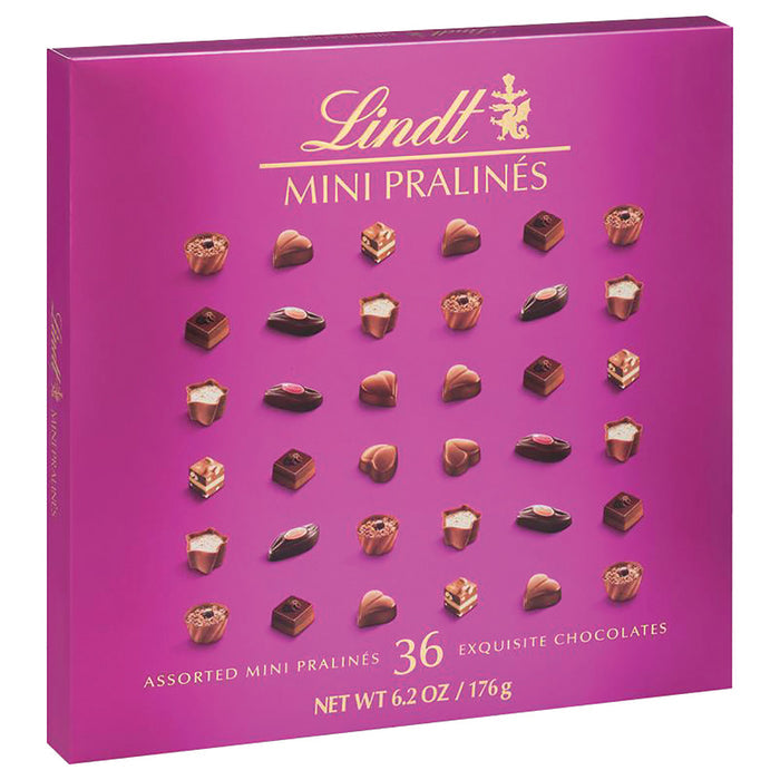 Lindt Mini Pralines Chocolate Gift Box - 8 Count