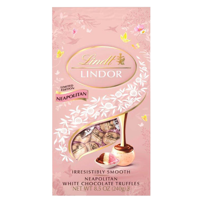Lindt Neapolitan Truffle Chocolate Bags - 6 Count