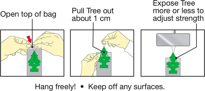 LITTLE TREE AIR FRESHENER NEW CAR SCENT - LTAFNCS1CT Pie's Variety Store
