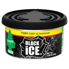LITTLE TREES AIR FRESHENER FIBER CAN BLACK ICE 30G - LTAFFCBLI30G Pie's Variety Store