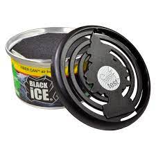 LITTLE TREES AIR FRESHENER FIBER CAN BLACK ICE 30G - LTAFFCBLI30G Pie's Variety Store