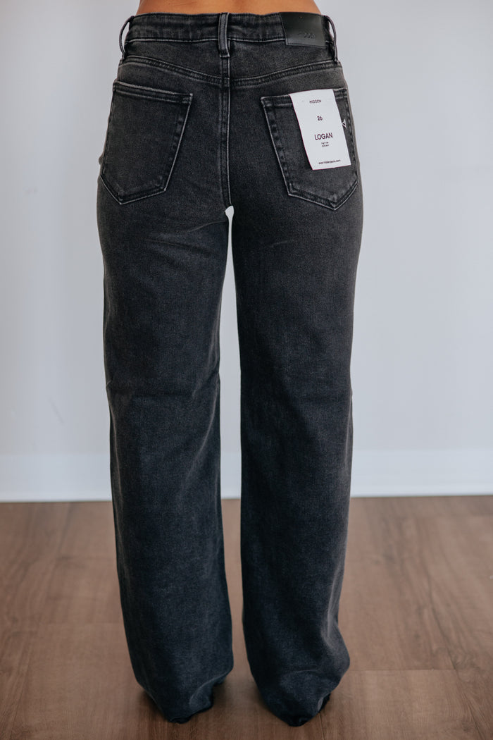 Logan Hidden Jeans - Vintage Black