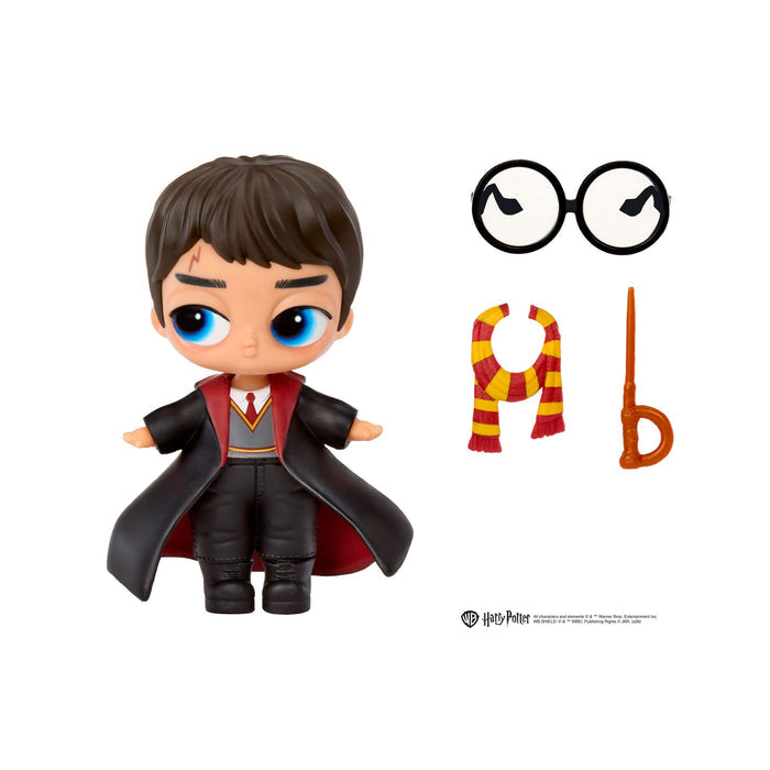 Harry Potter with accessories on a white background