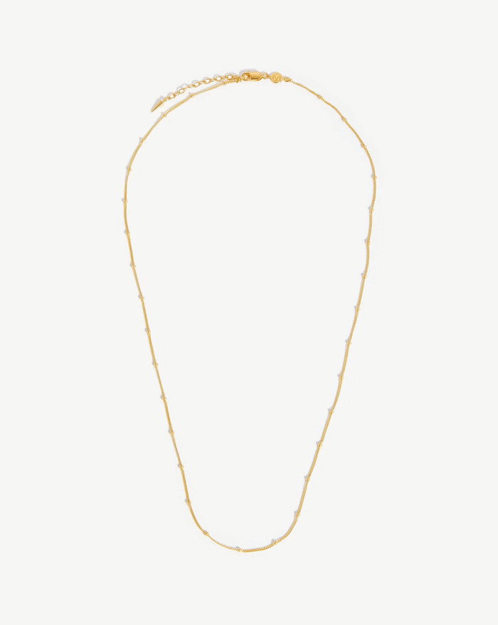 Long Bobble Chain Necklace | 18ct Gold Plated Vermeil Necklaces Missoma