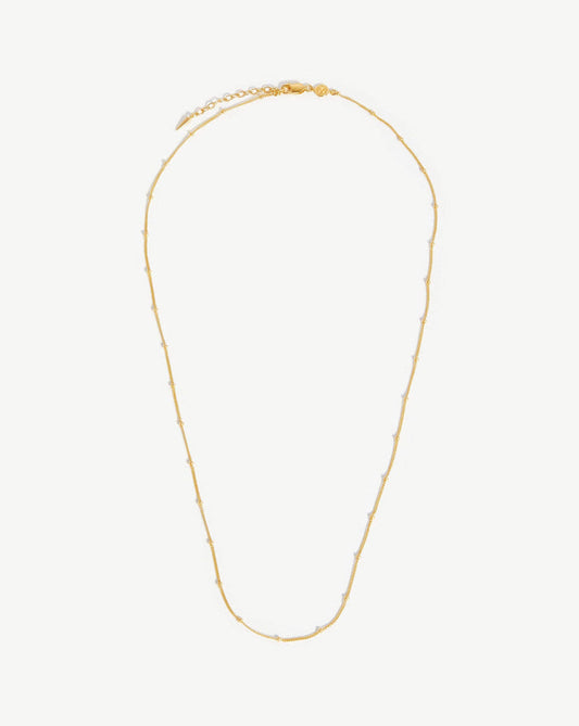 Long Bobble Chain Necklace | 18ct Gold Plated Vermeil Necklaces Missoma