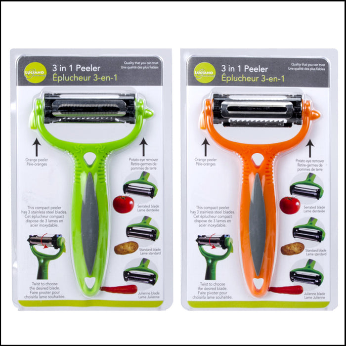 LUCIANO GOURMET Peeler 3 in 1 - 70417