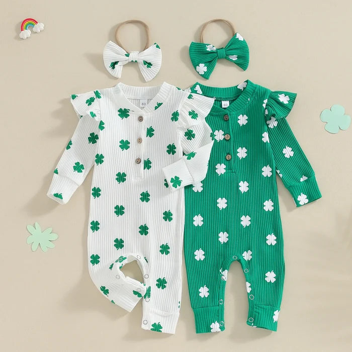 LUCKY Ribbed Jumpsuit with Headband