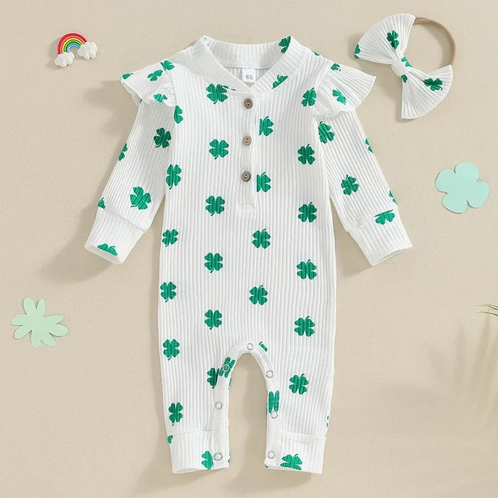 LUCKY Ribbed Jumpsuit with Headband