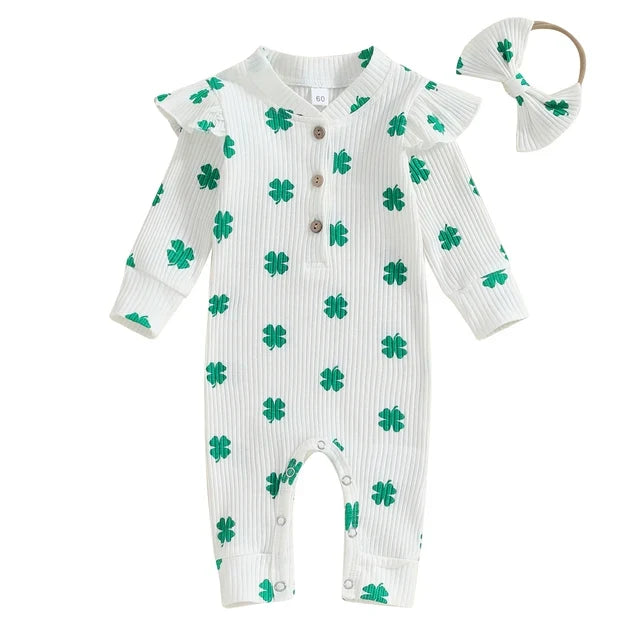 LUCKY Ribbed Jumpsuit with Headband