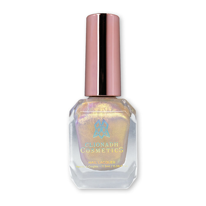 Lux Nail Lacquer bottle on a white background.