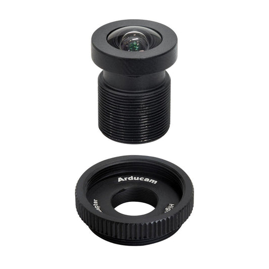 M12 Lens - 90-Degree Wide Angle with Raspberry Pi HQ Camera Adapter by Arducam - The Pi Hut