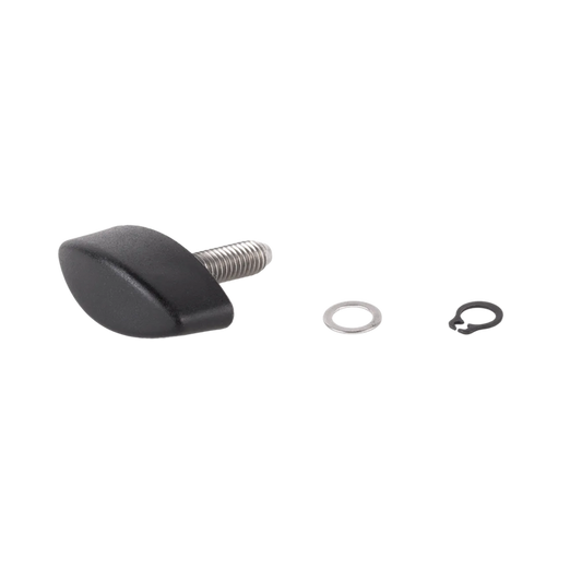 M6 Knob (20mm), Washer, and Retaining Ring