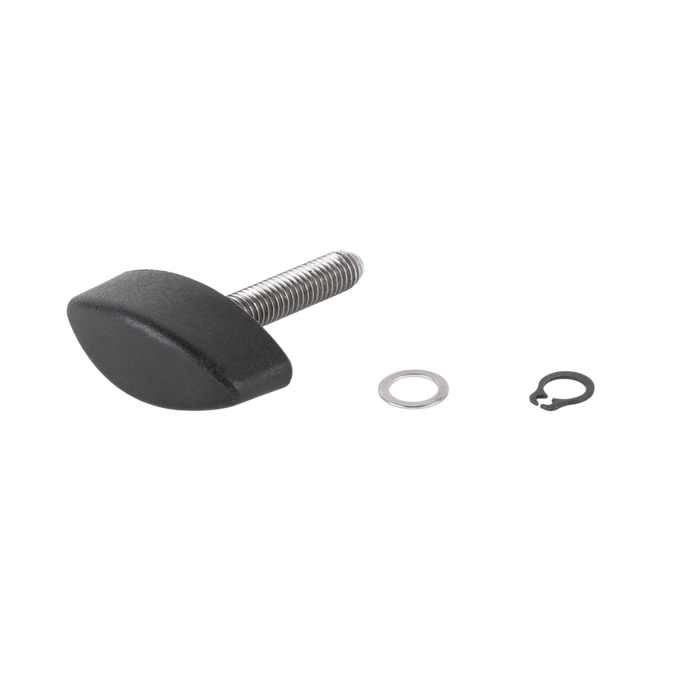 M6 Knob (30mm), Washer, and Retaining Ring