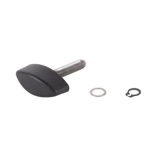M6 Knob (30mm), Washer, and Retaining Ring
