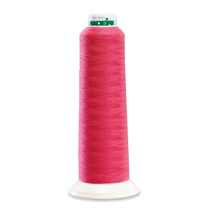 Madeira Aerolock Serger Thread - Dark Pink 9090
