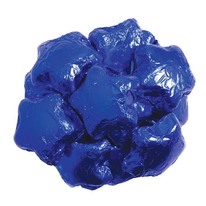 Madelaine Blue Foiled Milk Chocolate Star Candy - 10 LB