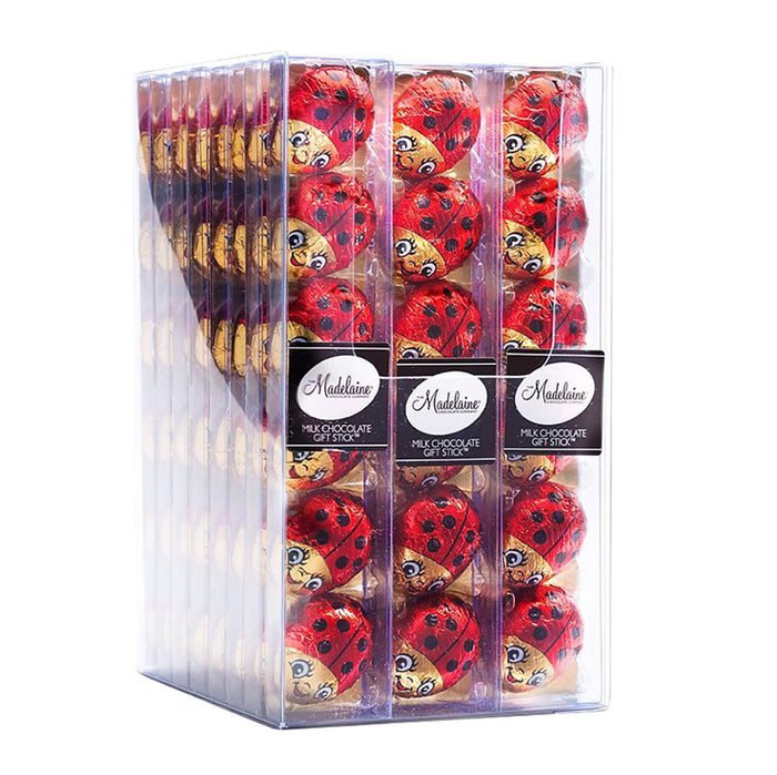 Madelaine Lady Bug Gift Stick Candy - 24 Count