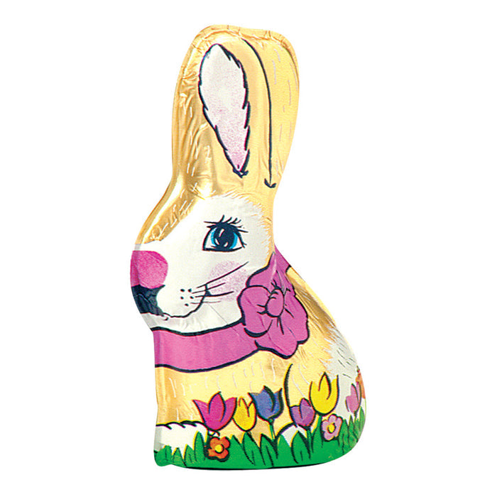Madelaine Milk Chocolate Foiled Semi Solid Rabbit Candy - 48 Count