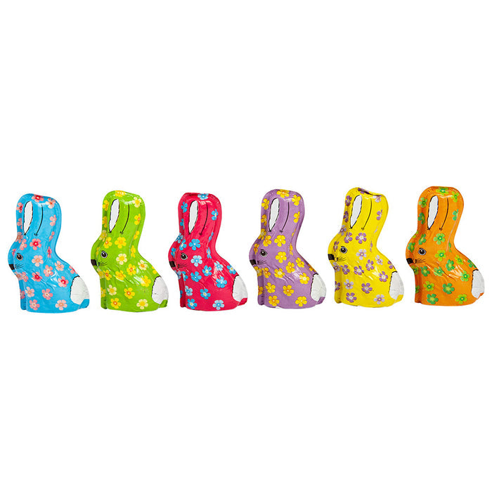 Madelaine Semi Solid Foil Chocolate Rabbits Assorted Candy - 48 Count