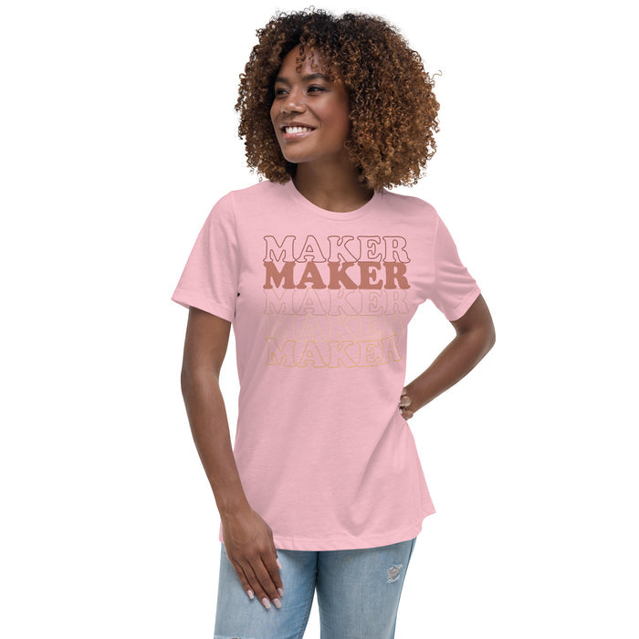MAKER MAKER MAKER - Women's Relaxed T-Shirt
