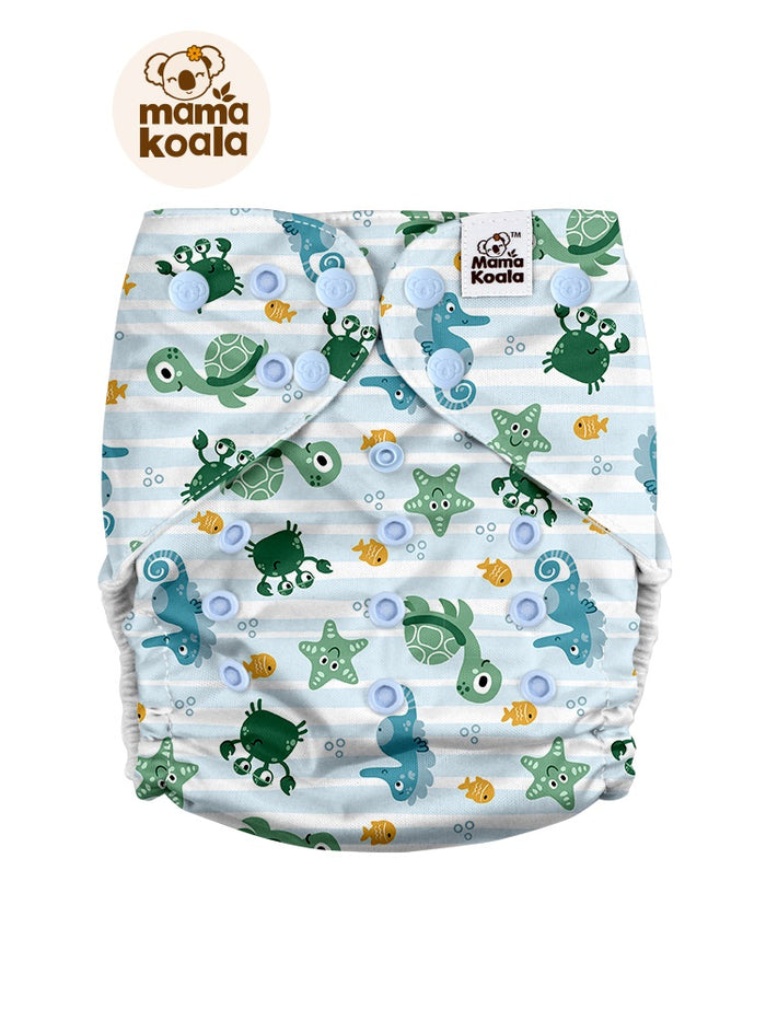 Mama Koala 3.0 Pocket Diaper - Suede Cloth Lining, Snap