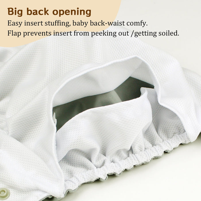 Mama Koala 3.0 Pocket Diaper - Suede Cloth Lining, Snap