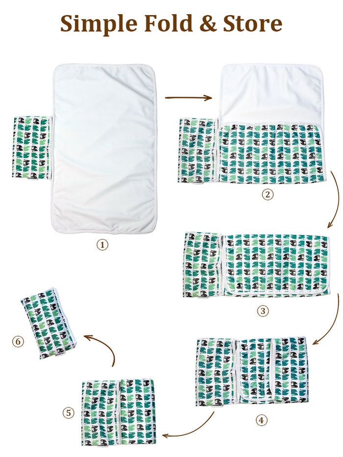 Mama Koala Portable Diaper Changing Pad - 2 PACK