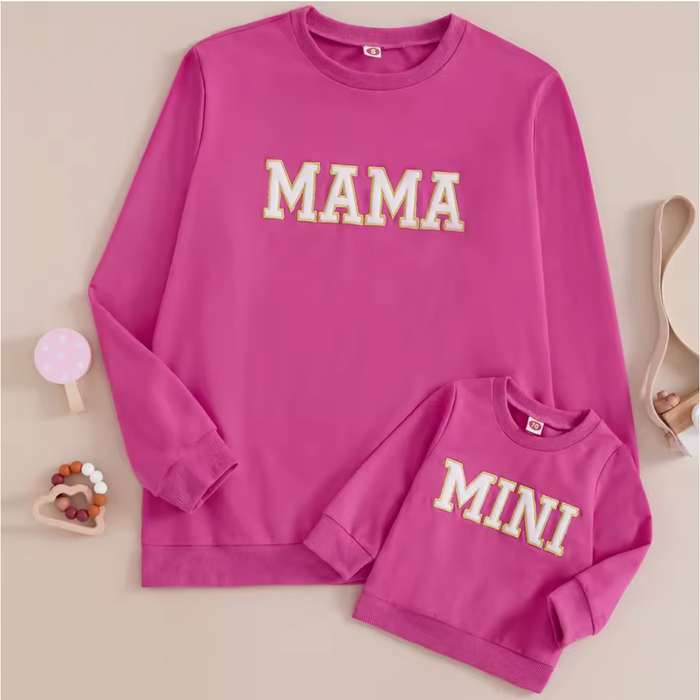 MAMA & MINI Matching Long-Sleeve