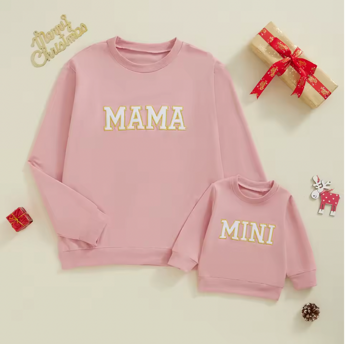 MAMA & MINI Matching Long-Sleeve