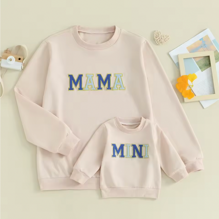 MAMA & MINI Matching Long-Sleeve