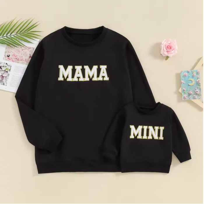 MAMA & MINI Matching Long-Sleeve
