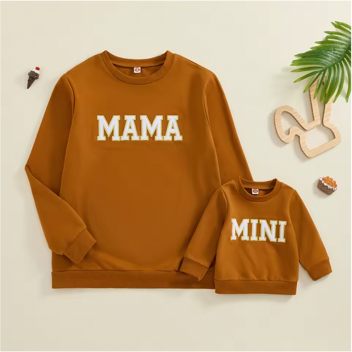 MAMA & MINI Matching Long-Sleeve