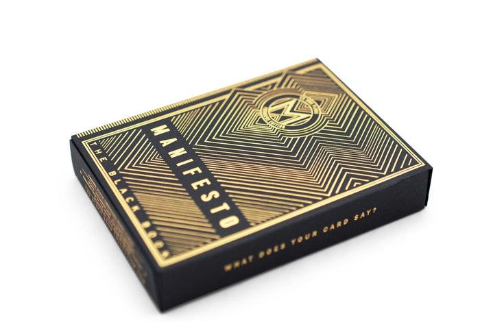 Manifesto Gold Playing Cards by US Playing Card Co.