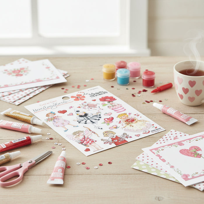 Mary's Valentines Sticker Sheet