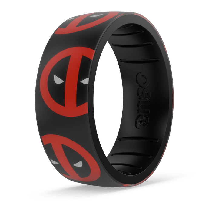 Masked Mayhem Marvel Ring - Black