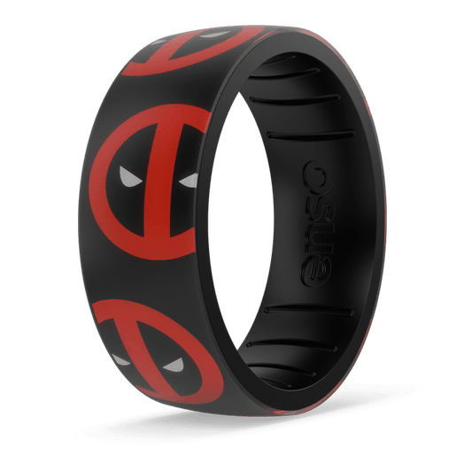 Masked Mayhem Marvel Ring - Black