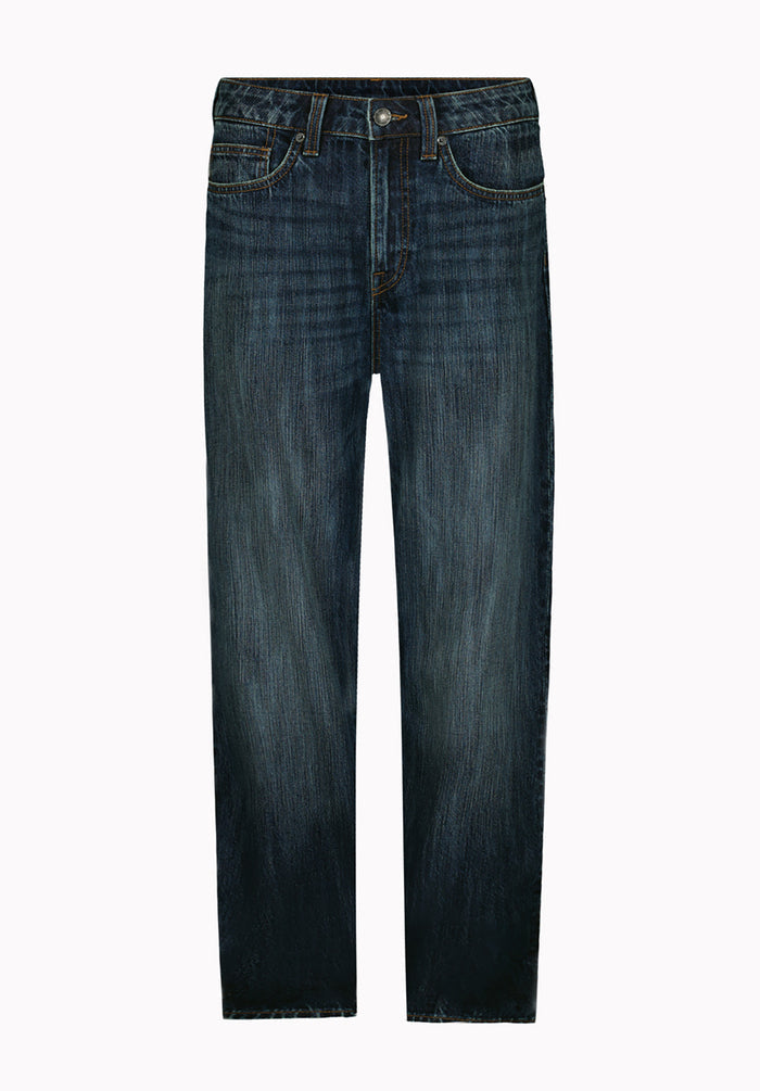 Matt Men's Loose Fit Jeans, Sanded and Veined - BM26294