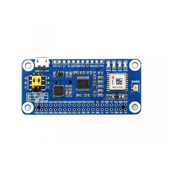 MAX-7Q GNSS HAT for Raspberry Pi [Discontinued] by Waveshare - The Pi Hut