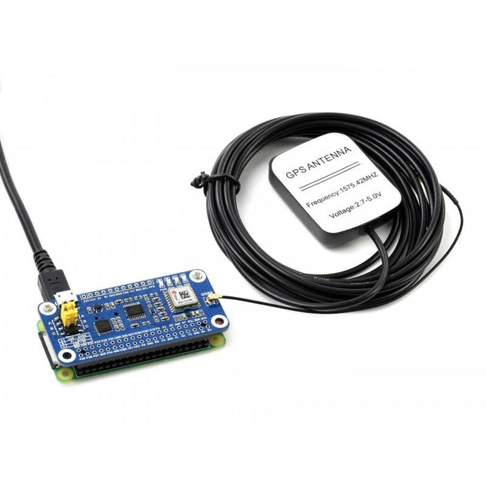 MAX-7Q GNSS HAT for Raspberry Pi [Discontinued] by Waveshare - The Pi Hut