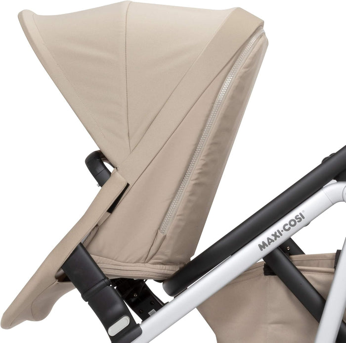 MaxiCosi Lila Modular Stroller Duo Seat Kit With Car Seat And Stroller Adapters Nomad Sand