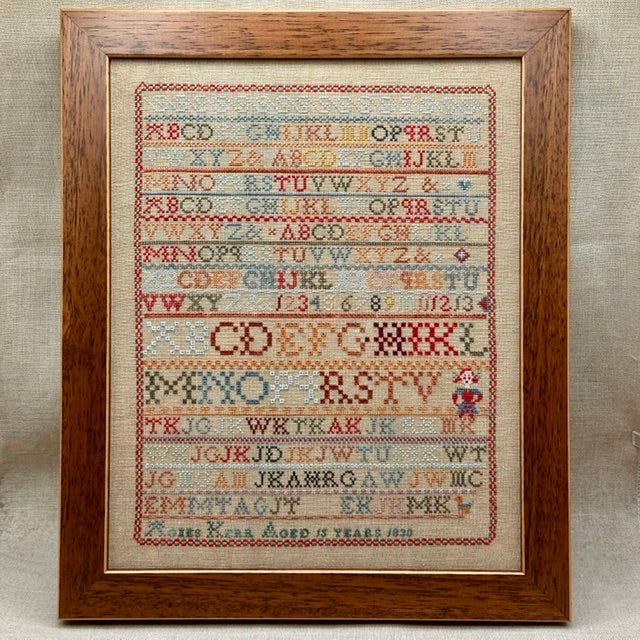 Maximum Cross Stitch - Agnes Kerr 1830 - Booklet Chart and/or Roxy Floss