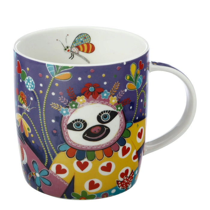 Maxwell & Williams Donna Sharam Rainbow Jungle Mug 370ML - Purple
