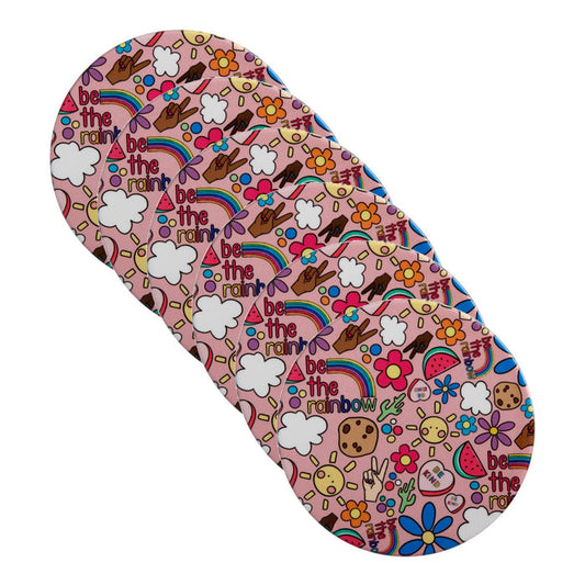 Maxwell & Williams Rainbow Ceramic Coaster 10cm - Pink