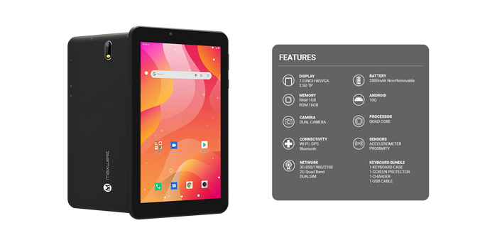 Maxwest Nitro 7â€³ Touch Unlocked Dual SIM Android Phone Tablet