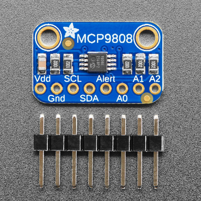 MCP9808 High Accuracy I2C Temperature Sensor Breakout Board by Adafruit - The Pi Hut