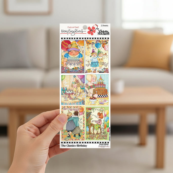 ME Classics Birthday Sticker Sheet